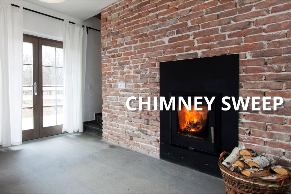 Wood Burning Fireplace